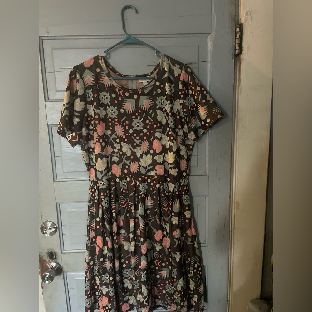 Floral Short Sleeve Dress